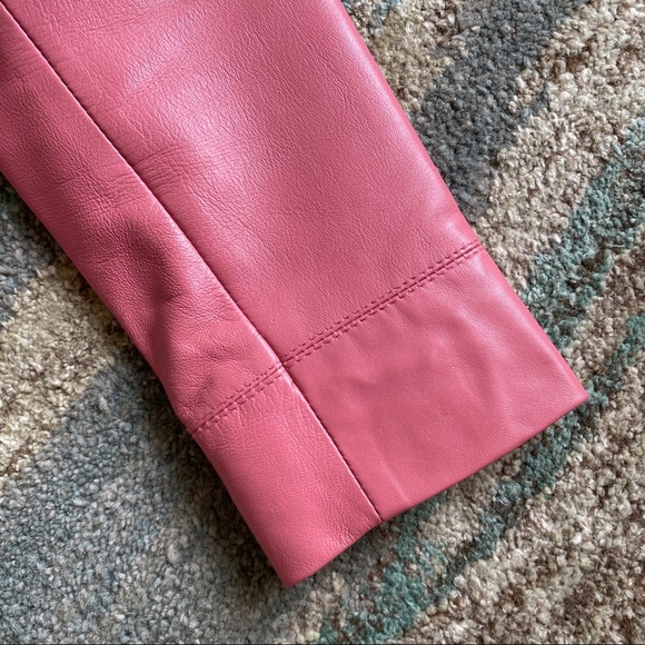 🌸Beautiful pink leather jacket from STYLE & co - Picture 9 of 11